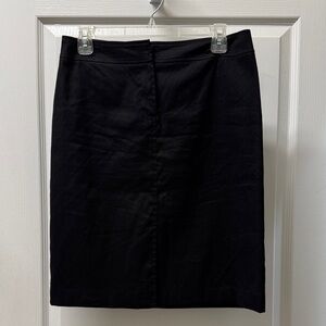 Tahari Elegant Black Pencil Skirt